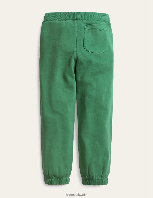 Boden Mädchen Stückgefärbte Jogginghose VH86PT3207 Kleidung tiefes Grasgrün