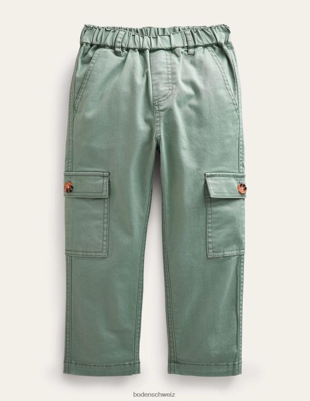 Boden Mädchen kurze Cargohose VH86PT2712 Kleidung Keramikgrün