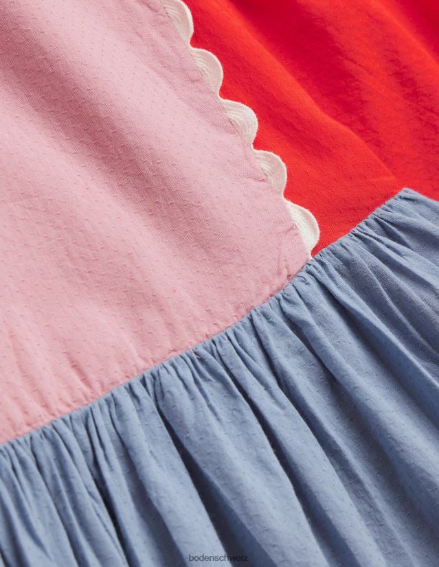 Boden Mädchen Gestuftes Muschelkleid VH86PT749 Kleidung multi