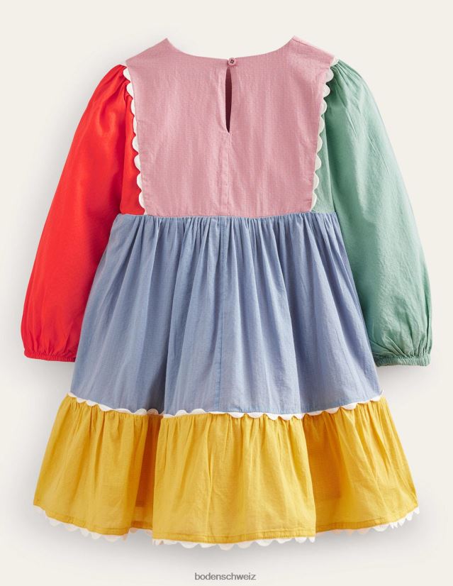 Boden Mädchen Gestuftes Muschelkleid VH86PT749 Kleidung multi