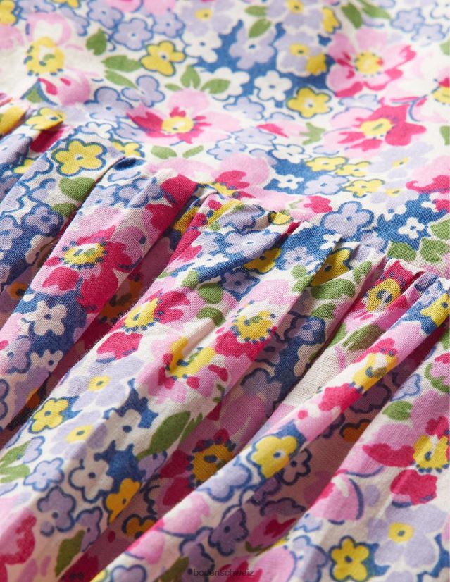 Boden Mädchen Kleid mit überkreuztem Rücken VH86PT3022 Kleidung Multi-Potpourri