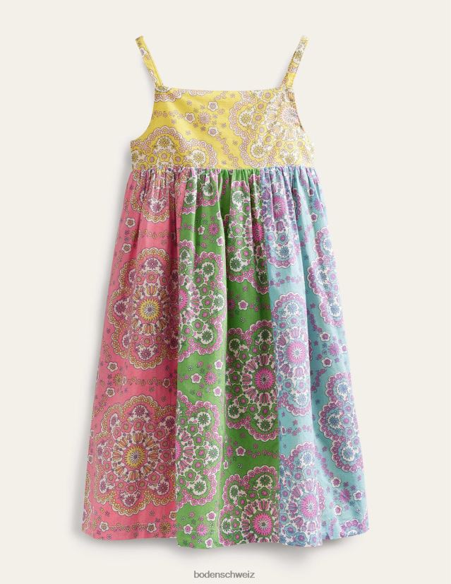 Boden Mädchen Midikleid mit Trägern VH86PT2820 Kleidung Multi-Dizzy-Gänseblümchen