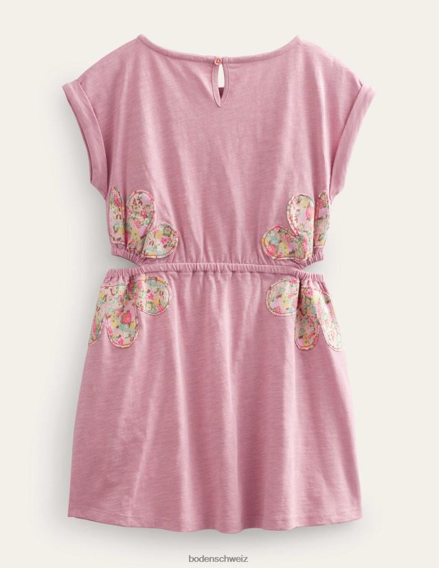 Boden Mädchen ausgeschnittenes Kleid VH86PT2908 Kleidung mandelrosa