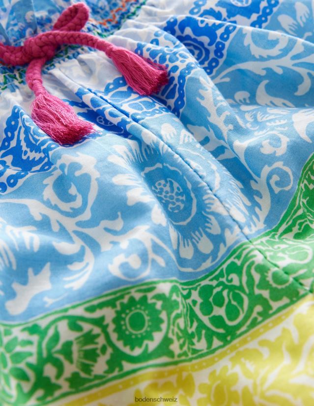 Boden Mädchen Bedruckte Culottes VH86PT3219 Kleidung Multi-Tapetenstreifen