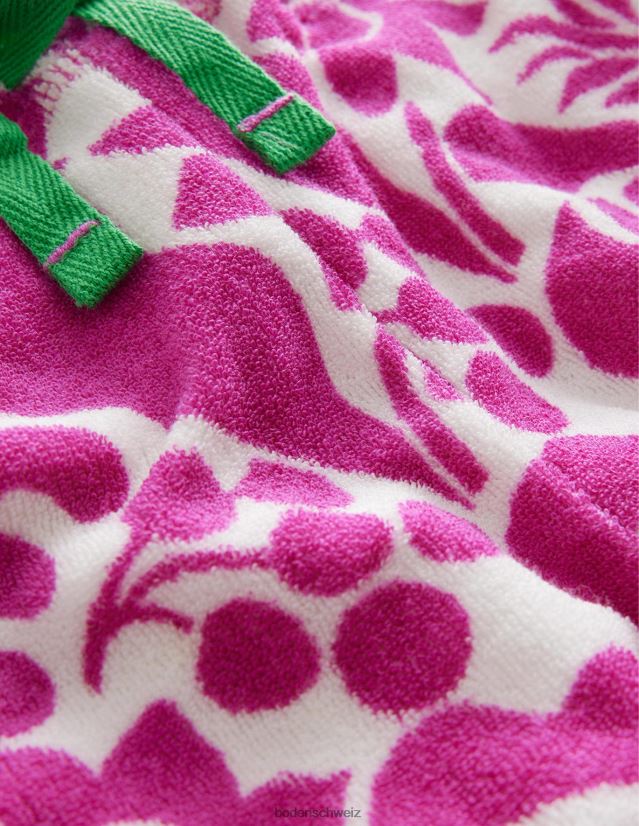 Boden Mädchen Bedruckte Frottee-Shorts VH86PT2655 Kleidung erstaunliche rosa Feiertagsblumen