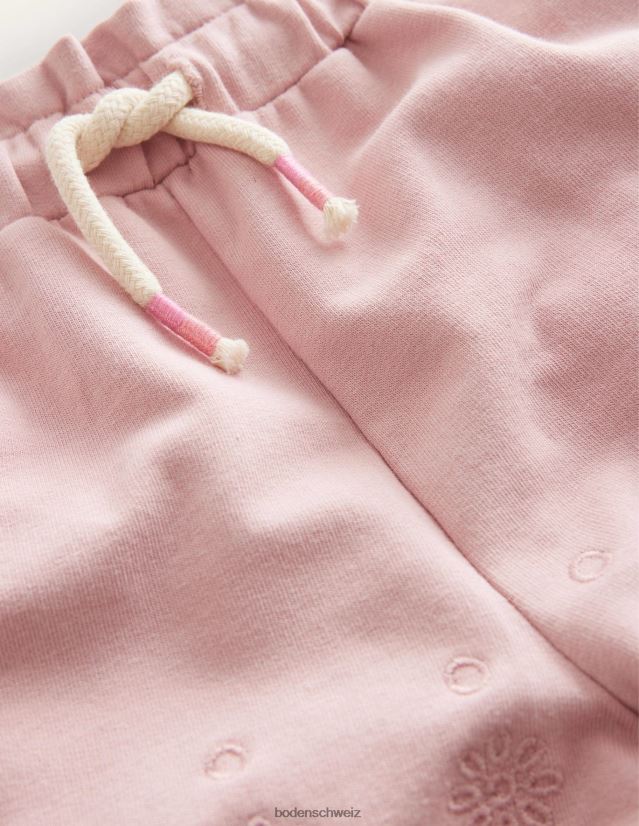 Boden Mädchen Jersey-Ösenshorts VH86PT2759 Kleidung mandelrosa