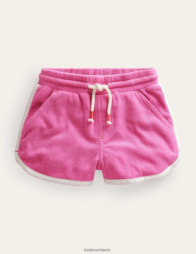 Boden Mädchen Retro-Jersey-Shorts VH86PT2762 Kleidung leuchtendes Blütenblattrosa