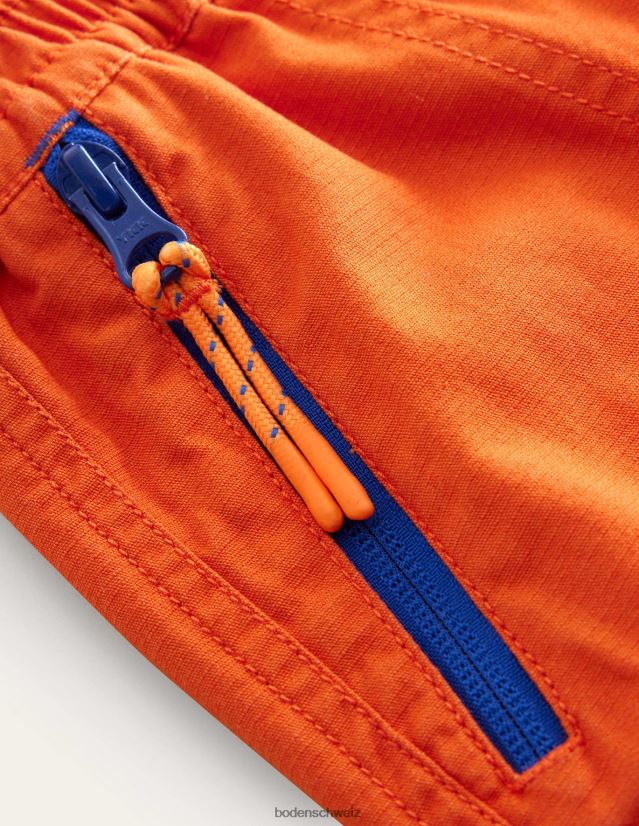 Boden Mädchen Ripstop-Aktivshorts VH86PT2689 Kleidung Kumquat-Orange