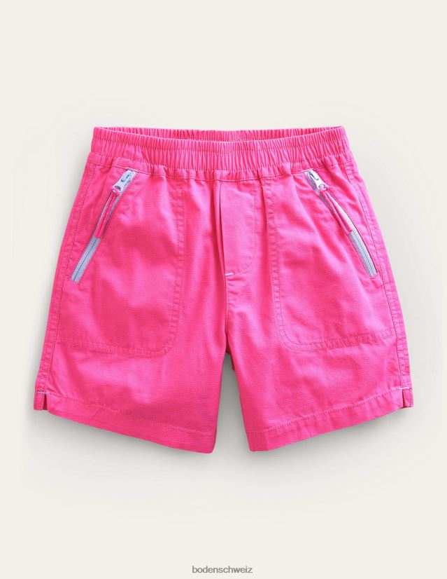 Boden Mädchen Ripstop-Aktivshorts VH86PT776 Kleidung Festival-Rosa
