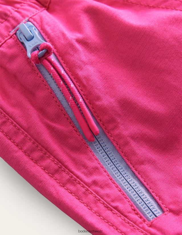 Boden Mädchen Ripstop-Aktivshorts VH86PT776 Kleidung Festival-Rosa