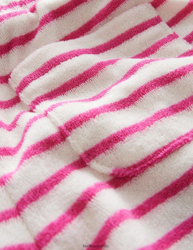 Boden Mädchen Shorts aus Frottee mit Rüschensaum VH86PT2969 Kleidung gekitzeltes Rosa/Elfenbein