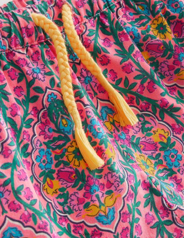 Boden Mädchen Shorts mit Wellensaum VH86PT782 Kleidung Azaleen-Holzschnittrebe