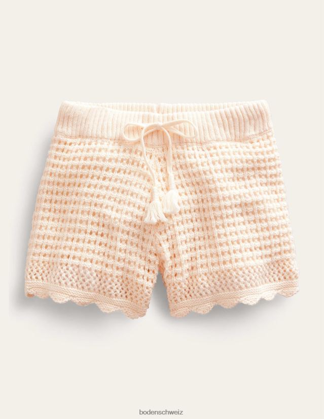 Boden Mädchen nachgebildete Häkelshorts VH86PT2772 Kleidung Dorset-Creme
