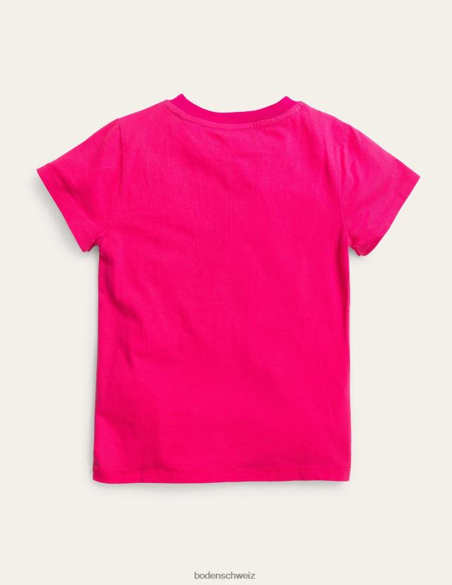 Boden Mädchen Flatter-T-Shirt VH86PT3172 Kleidung Tutti fruchtiger rosa Kaktus