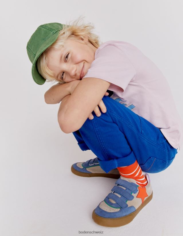 Boden Mädchen Grafik-T-Shirt VH86PT3011 Kleidung französische rosa Tierwelt