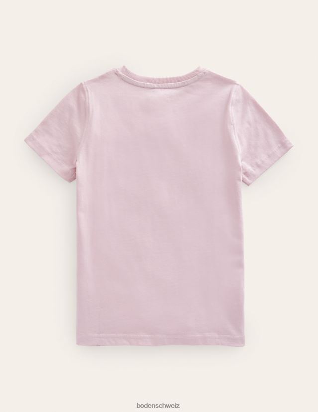 Boden Mädchen Grafik-T-Shirt VH86PT3011 Kleidung französische rosa Tierwelt