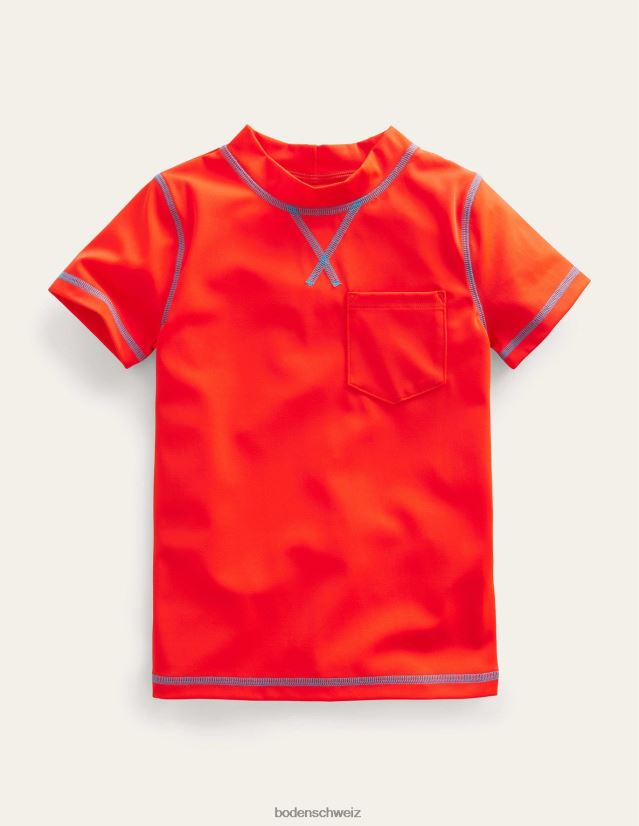 Boden Mädchen Kurzärmlige Rash-Weste VH86PT3189 Kleidung Feuer