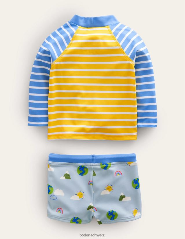 Boden Mädchen Lustiges Rash-Westen-Set VH86PT3047 Kleidung Multiwetter