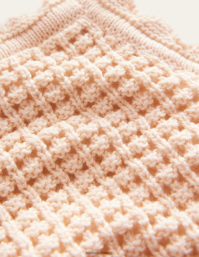 Boden Mädchen Oberteil mit Scheinhäkelmuster VH86PT3085 Kleidung Dorset-Creme