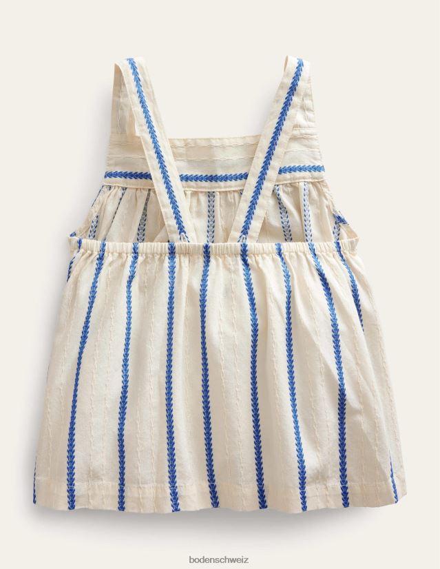 Boden Mädchen Strukturiertes, gewebtes Oberteil VH86PT2913 Kleidung Elfenbein