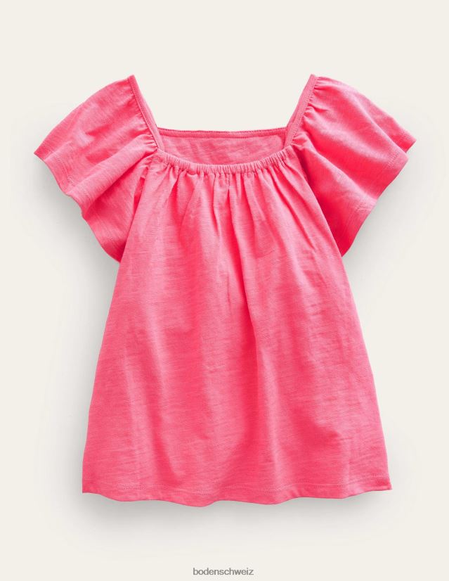 Boden Mädchen besticktes Jersey-Oberteil VH86PT2856 Kleidung Lutscher rosa