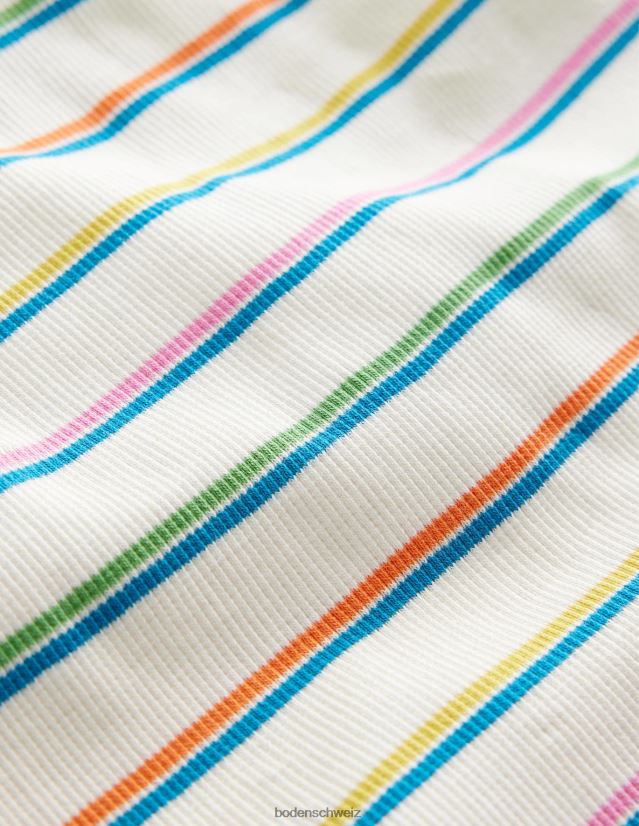 Boden Mädchen weggeschnittene Weste VH86PT772 Kleidung leuchtendes Blütenblattrosa/Inselblau