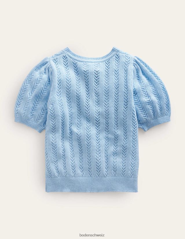 Boden Mädchen Frucht-Häkel-Cardigan VH86PT3217 Kleidung Brunnera-Blau