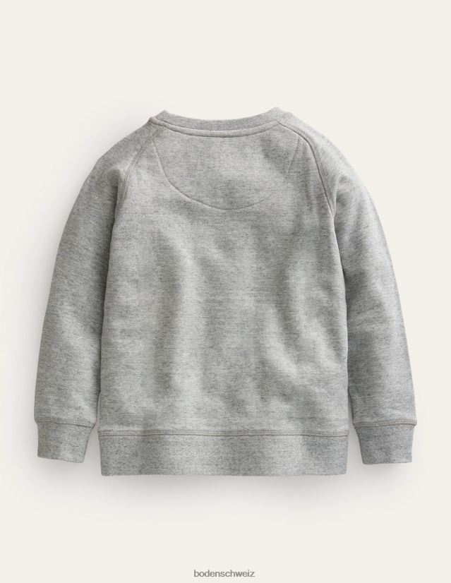 Boden Mädchen Grafik-Sweatshirt VH86PT2968 Kleidung graues Eis