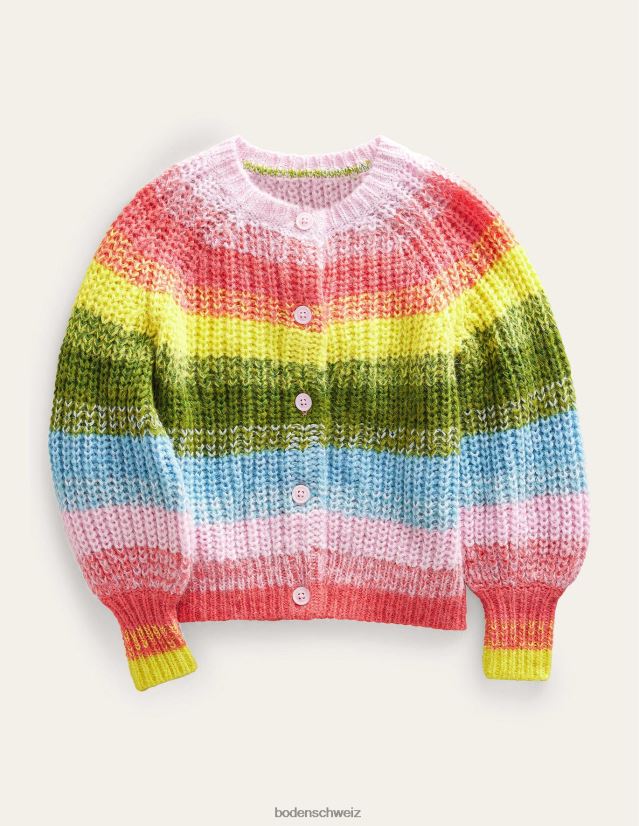 Boden Mädchen Ombre-Regenbogen-Strickjacke VH86PT2800 Kleidung multi