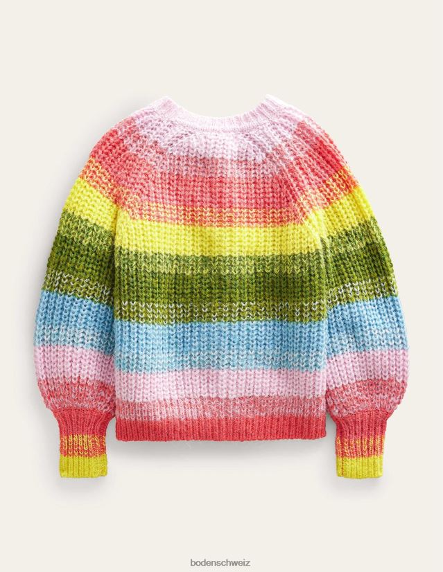 Boden Mädchen Ombre-Regenbogen-Strickjacke VH86PT2800 Kleidung multi
