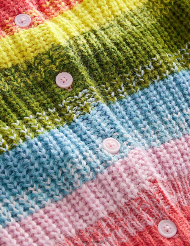 Boden Mädchen Ombre-Regenbogen-Strickjacke VH86PT2800 Kleidung multi