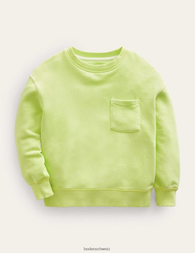 Boden Mädchen superweiches Sweatshirt VH86PT2971 Kleidung Neon Gelb