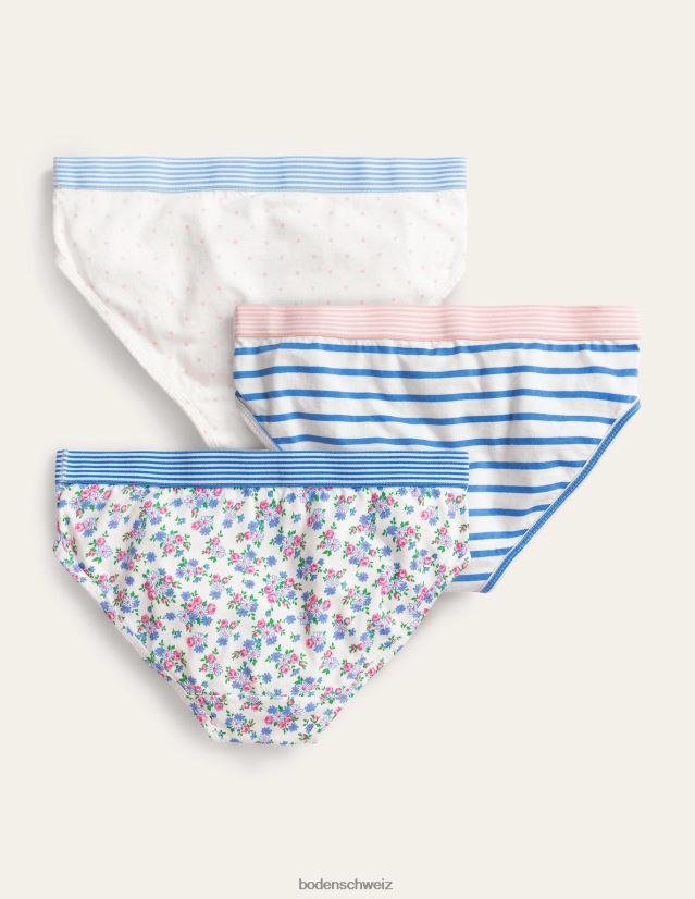 Boden Mädchen Hosen 3er Pack VH86PT837 Kleidung mehrblumig