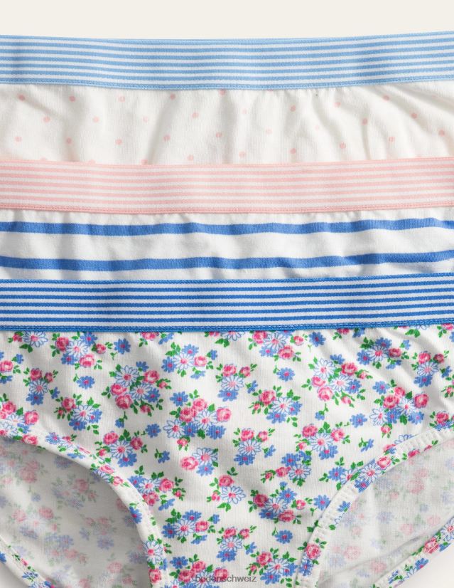 Boden Mädchen Hosen 3er Pack VH86PT837 Kleidung mehrblumig