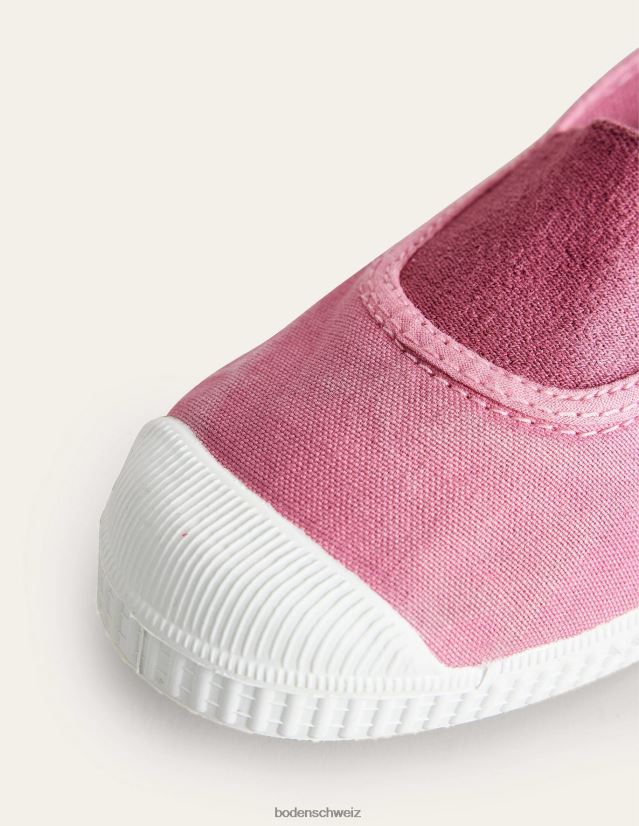 Boden Mädchen Leinen-Plimsolls VH86PT833 Schuhwerk Rosa