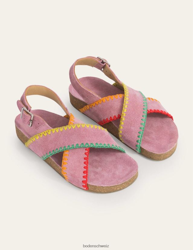 Boden Mädchen Crossover-Sandalen VH86PT2694 Schuhwerk leuchtendes Blütenblattrosa