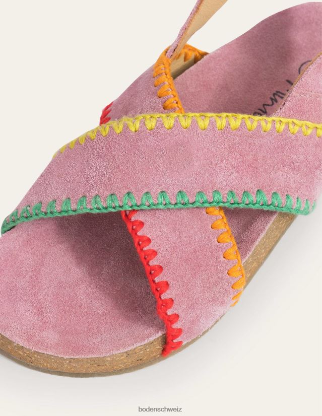 Boden Mädchen Crossover-Sandalen VH86PT2694 Schuhwerk leuchtendes Blütenblattrosa