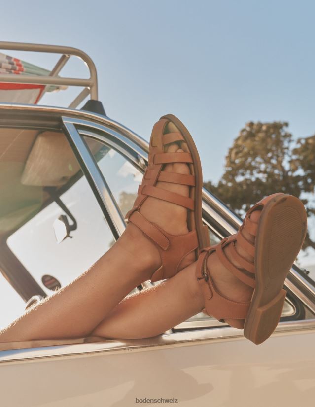 Boden Mädchen Fischersandalen VH86PT2696 Schuhwerk bräunen