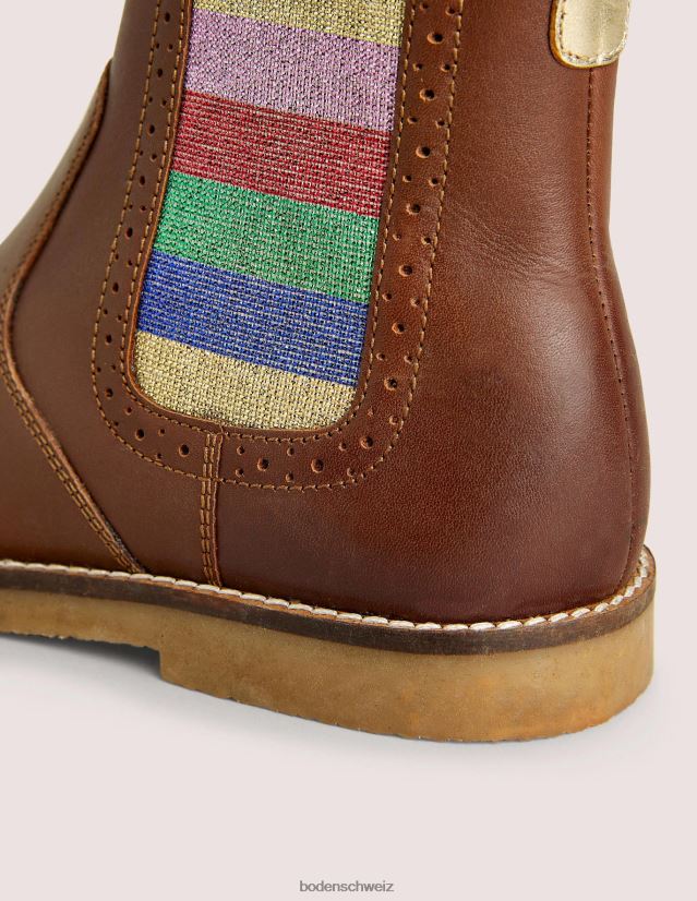 Boden Mädchen Chelsea-Stiefel VH86PT2737 Schuhwerk bräunen