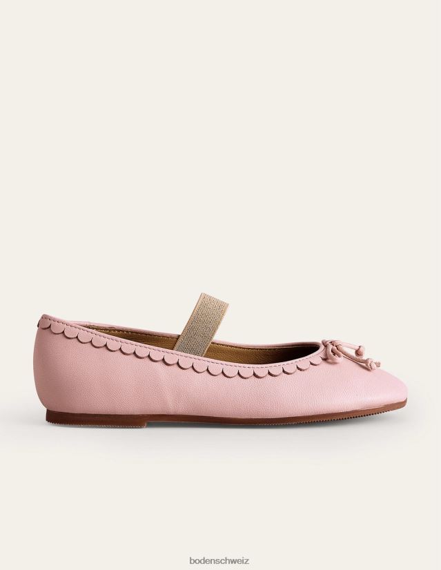 Boden Mädchen Ballerinas aus Leder VH86PT2687 Schuhwerk Provence-Altrosa