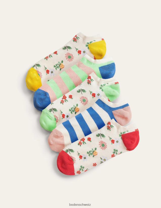 Boden Mädchen Sneaker-Socken im 5er-Pack VH86PT841 Zubehörteil multi