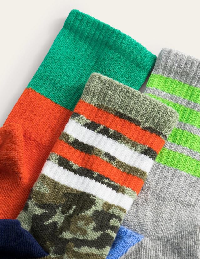 Boden Mädchen Sockenbox 5er Pack VH86PT2705 Zubehörteil Multi-Slogan