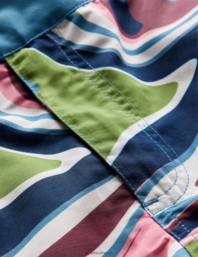 Boden Männer Badeshorts mit fester Taille VH86PT3547 Kleidung Multi-Utopie-Wirbel