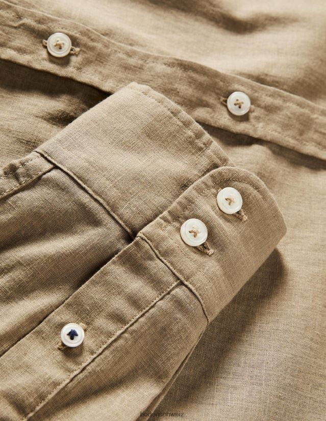 Boden Männer Leinenhemd mit Cutaway-Kragen VH86PT3611 Kleidung Malz