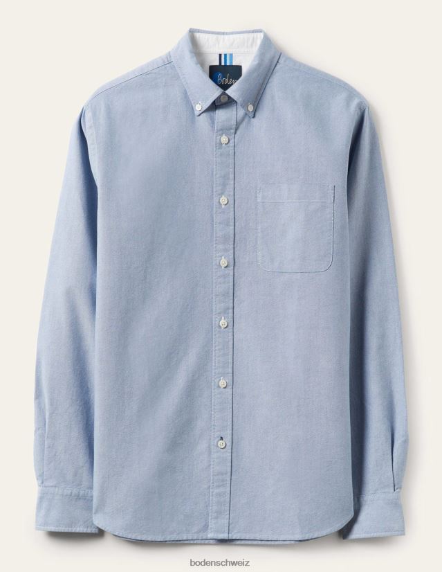 Boden Männer Slim-Hemd mit Knopfleiste VH86PT3603 Kleidung Oxfordblau