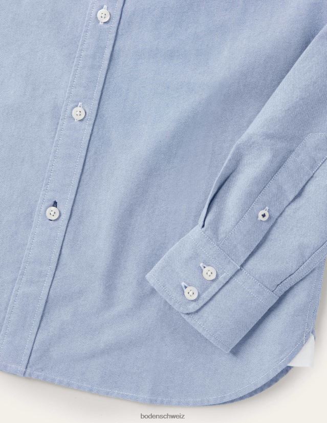Boden Männer Slim-Hemd mit Knopfleiste VH86PT3603 Kleidung Oxfordblau