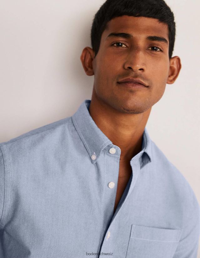 Boden Männer Slim-Hemd mit Knopfleiste VH86PT3603 Kleidung Oxfordblau
