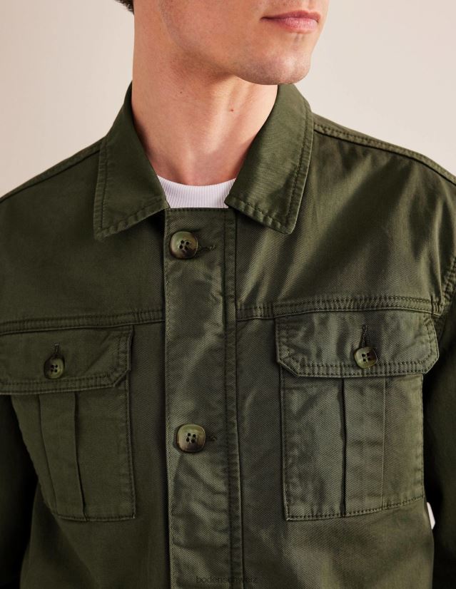 Boden Männer Safari-Jacke VH86PT3546 Kleidung Alligatorgrün