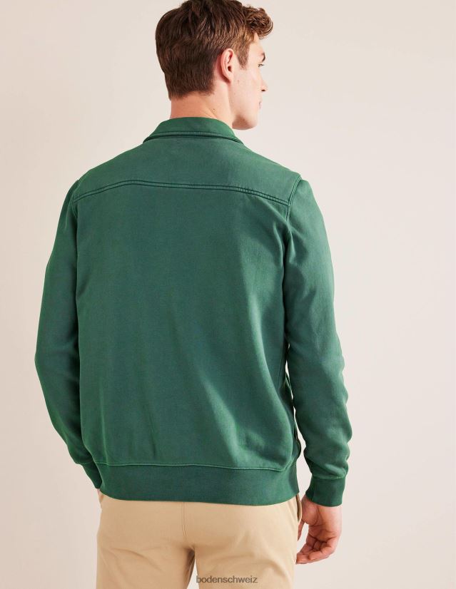 Boden Männer Schweiß Harrington VH86PT3503 Kleidung Palmblattgrün