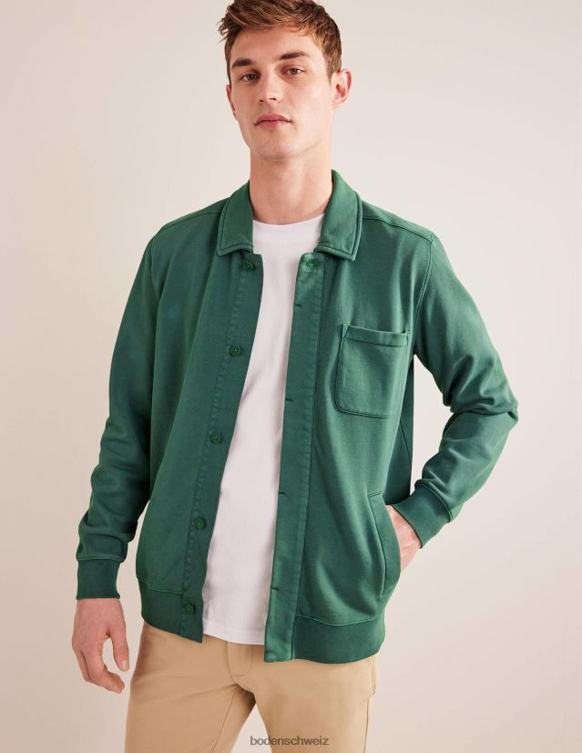 Boden Männer Schweiß Harrington VH86PT3503 Kleidung Palmblattgrün